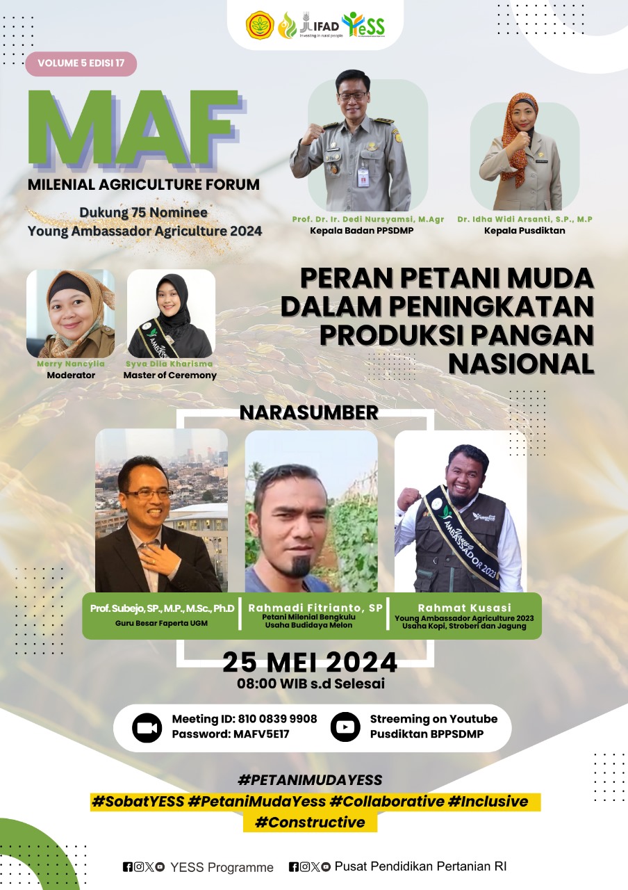 Galeri - Foto, BESOK!! Don't Miss It...!!, Sobat YESS,petani muda yess,YESS Programme,KementerianPertanian,MAF