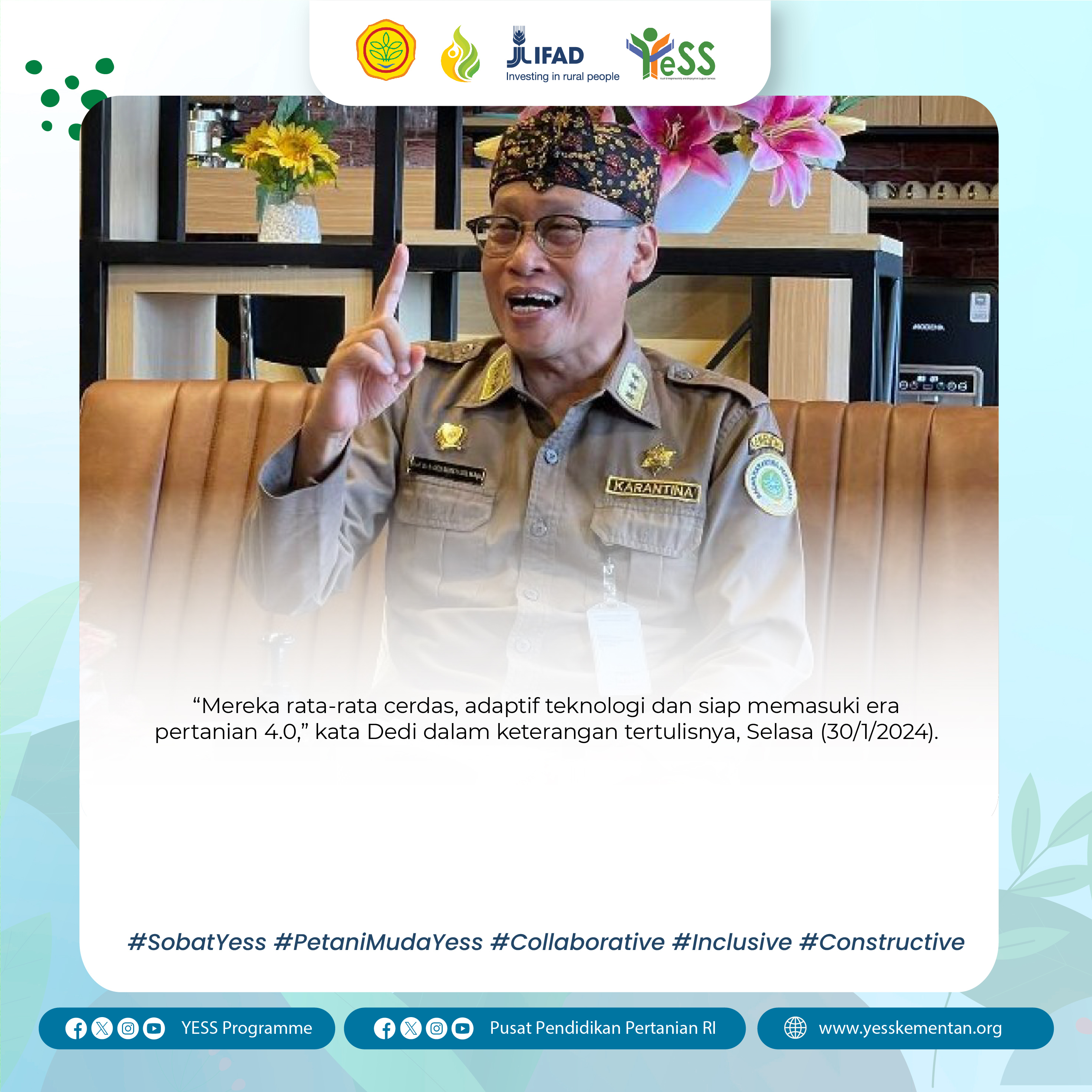 Galeri - Foto, Foto 2, Sobat YESS,petani muda yess,YESS Programme,KementerianPertanian