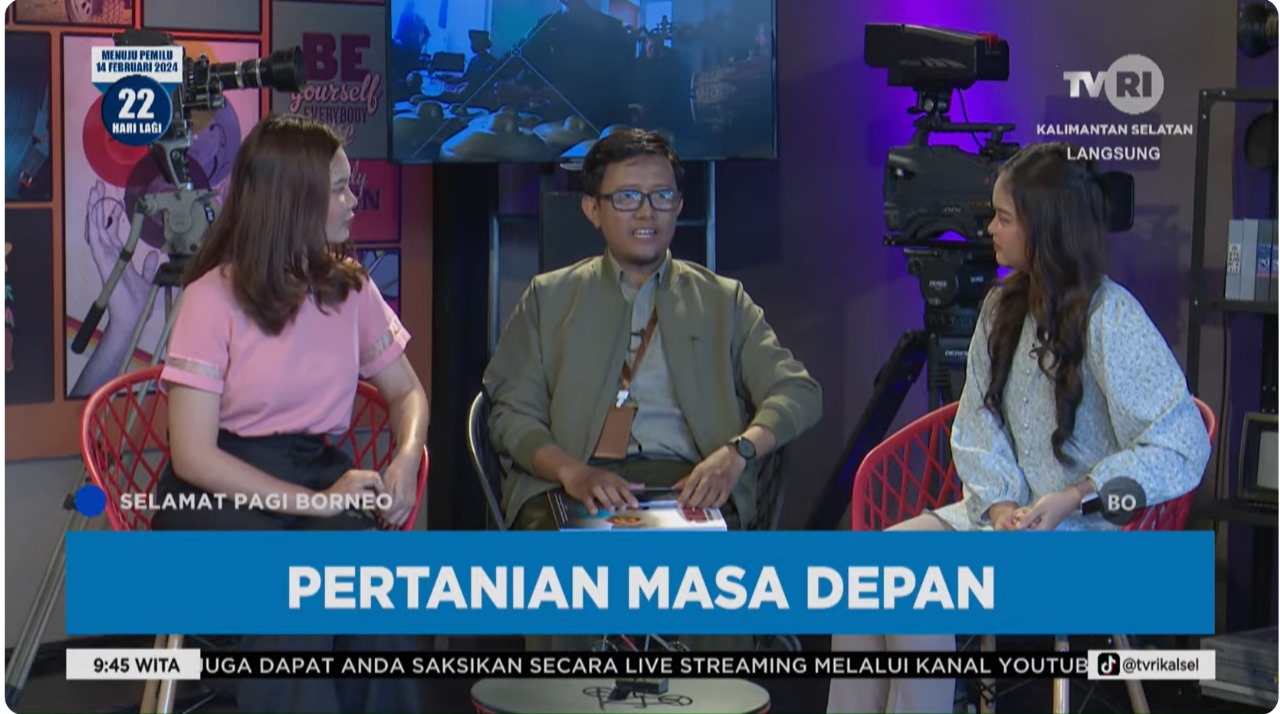 News, Kolaborasi Apik Kementan dan TVRI, Masifkan Regenerasi Petani, #PetaniMuda,#ProgramYESSKalimantanSelatan #SMKPPNBanjarbaru