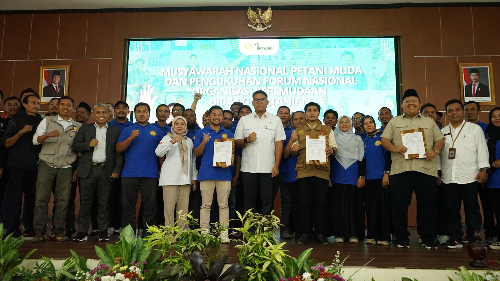 News, Kukuhkan Organisasi Petani Pemuda, Wamentan Sudaryono Sampaikan Pesan, BPPSDMP,Program YESS,Petani milenial