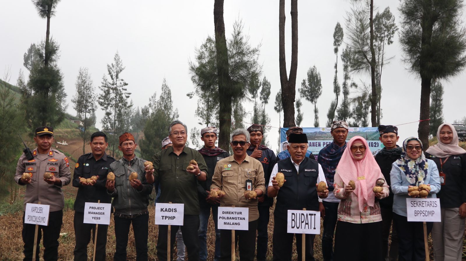 News, Kembangkan Klaster Kentang Malang, Polbangtan Kementan Kolaborasi dengan Pemkab Malang, panen,Klaster,Petani milenial,#PetaniMuda