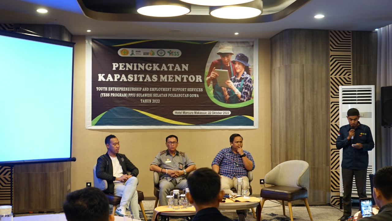 News, Tingkatkan Kapasitas, Polbangtan Kementan Latih 20 Mentor Program YESS, Petani milenial,YESS Sulsel,wirausahawan,kapasitas mentor,YESS