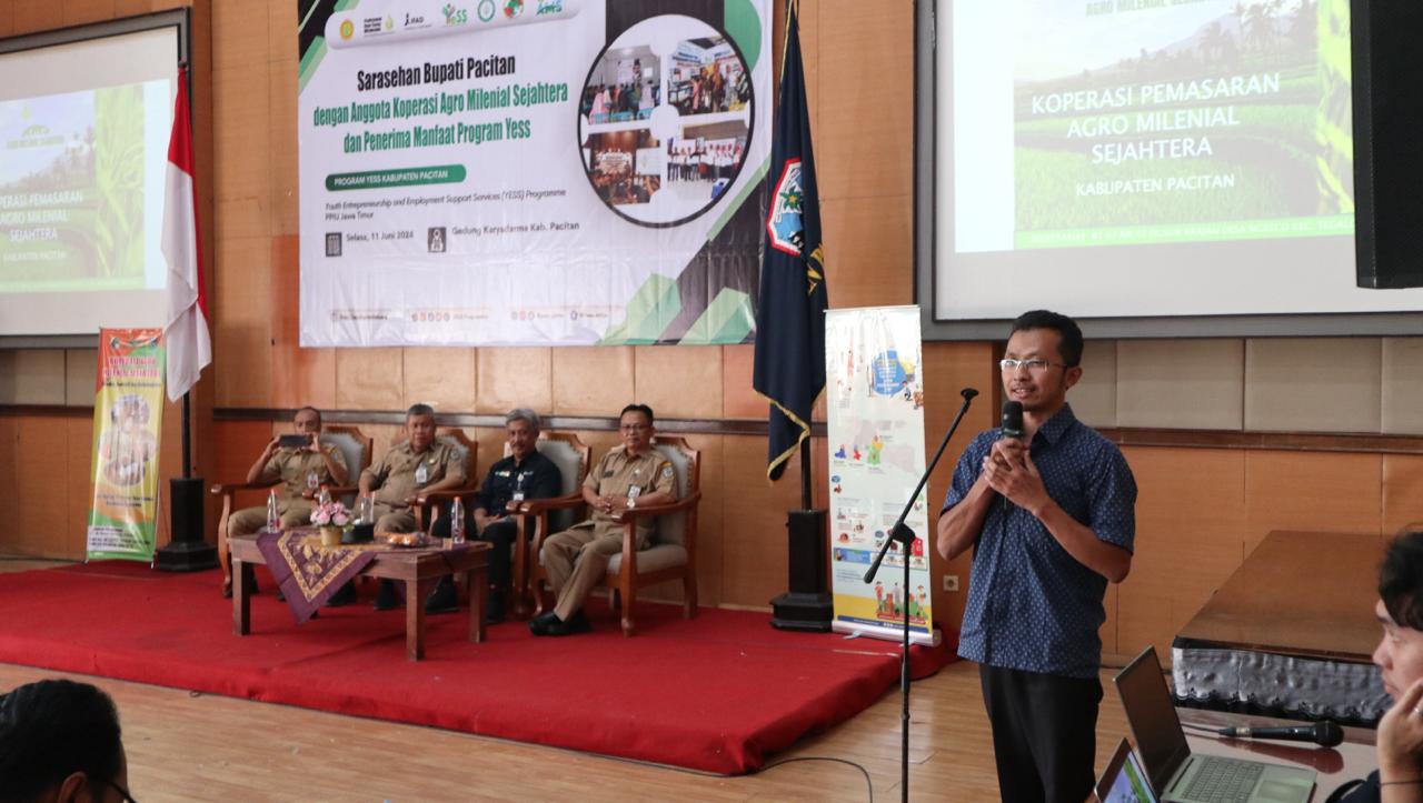 News, Percepat Resonansi Regenerasi Petani, Kementan Kembangkan Koperasi di Pacitan, koperasi,Regenerasi Petani,Sarasehan Petani Milenial