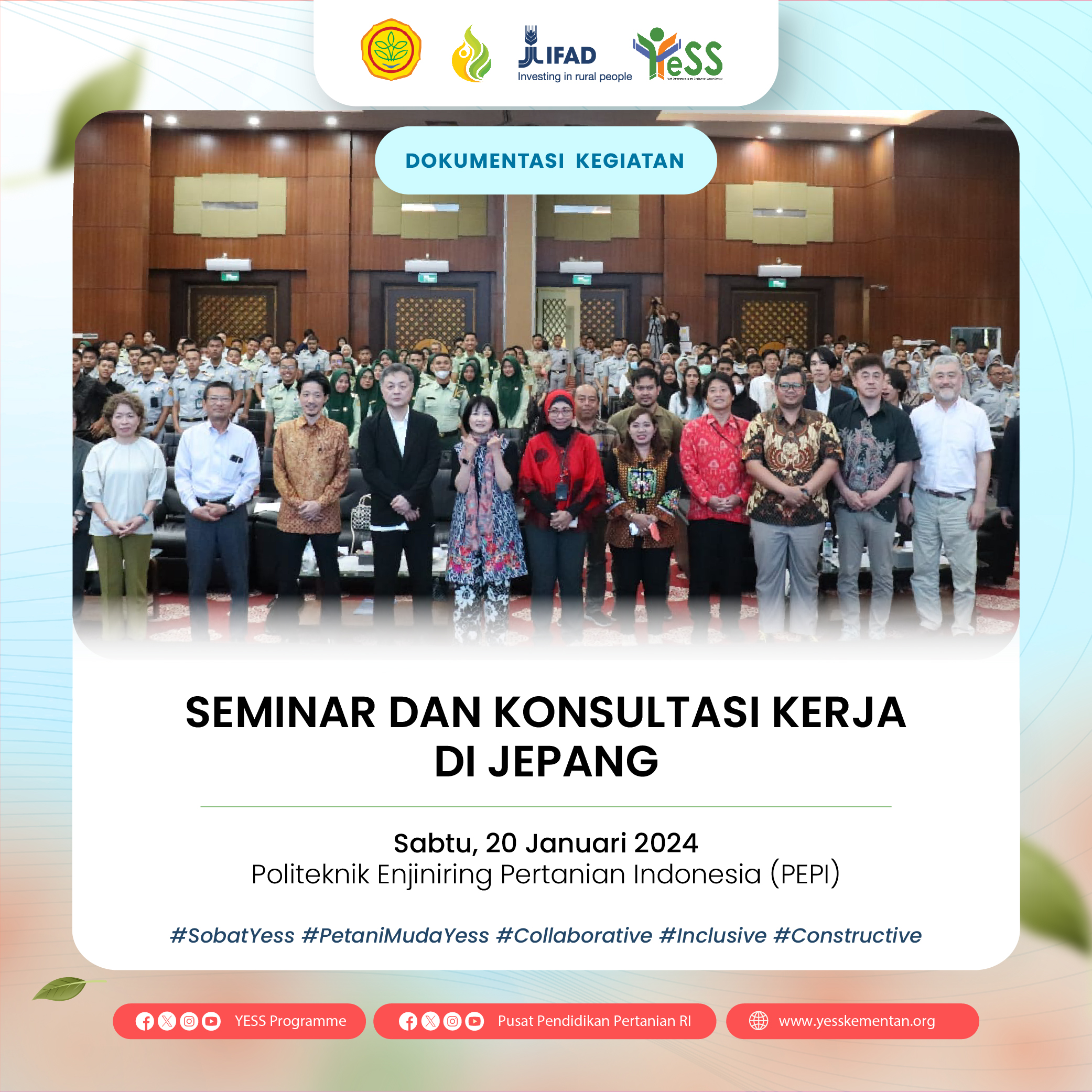Galeri - Foto, Seminar dan Konsultasi Kerja di Jepang - Foto 1, Sobat YESS,petani muda yess,YESS Programme,KementerianPertanian