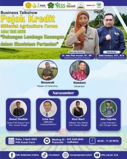 Galeri - Infografis, Business Talkshow Pojok Kredit Millenial Agriculture Forum Edisi TANI AKUR, Business Talkshow,Pojok Kredit,Millenial Agriculture Forum,Tani Akur,YESS Programme,2024