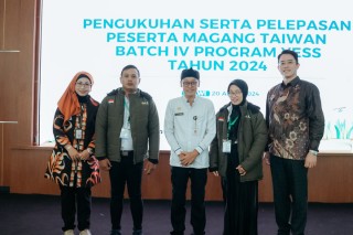 Galeri - Foto, Pelepasan Peserta Magang Batch IV Taiwan, Magang,Magang Bersertifikat