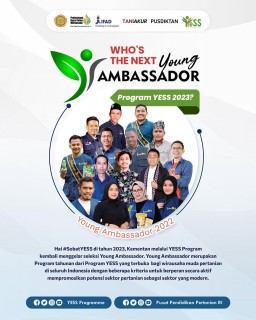 Galeri - Infografis, Who's The Next Young Ambassador Program YESS 2023?, Young Ambassador 2023,BPPSDMP,Pusdiktan,Kementan,2023